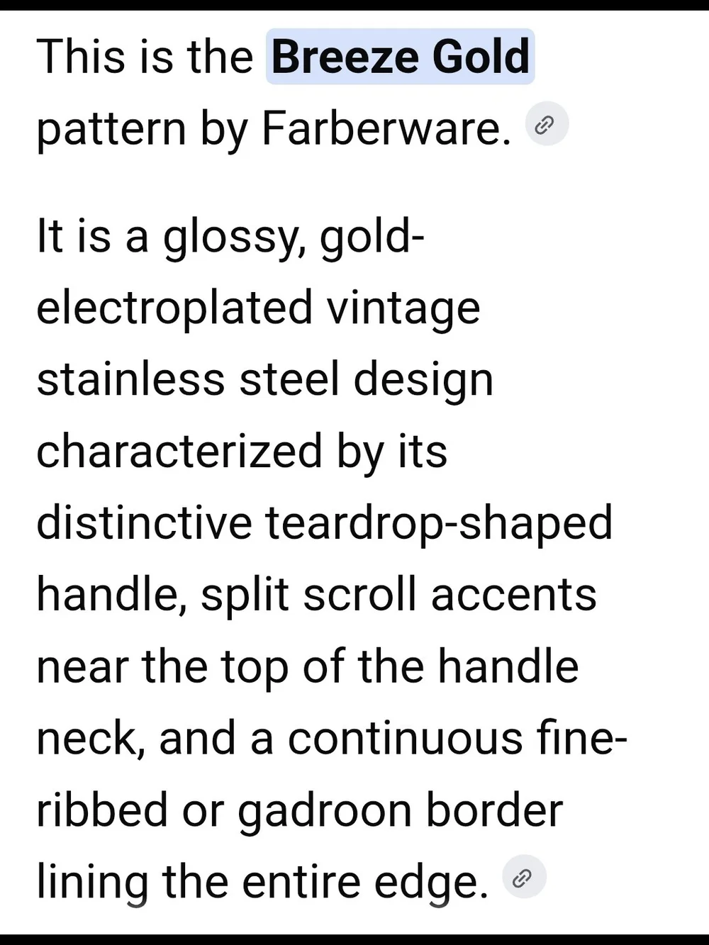 Farberware Gold-Tone Ornate Flatware Set - Polished Gold Finish Breeze Gold RARE
